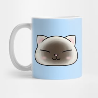 Cute Seal Point Cat Face Mug